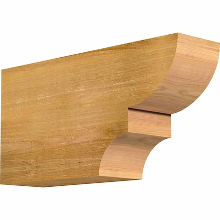 Ekena Millwork Ridgewood Rough Sawn Rafter Tail, Western Red Cedar, 6"W x 12"H x 24"L RFT06X12X24RID00RWR